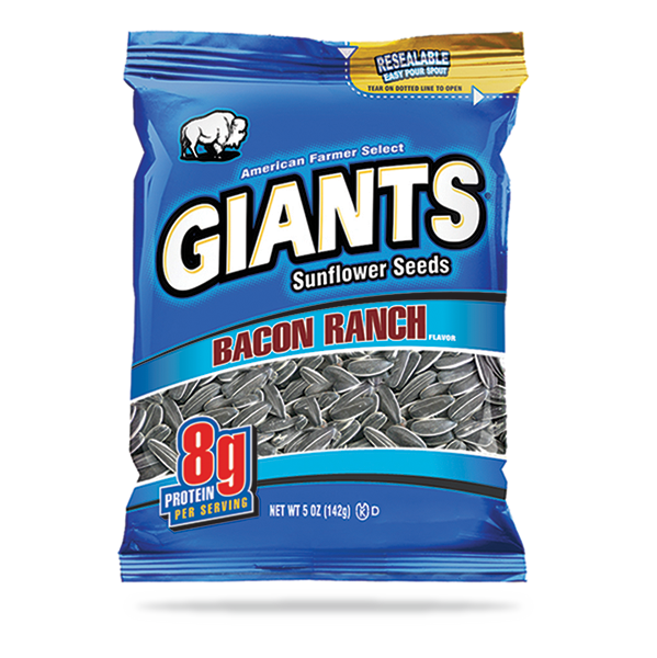 GIANTS SUNFLOWER SEEDS 5 oz. Re-Sealable Bags