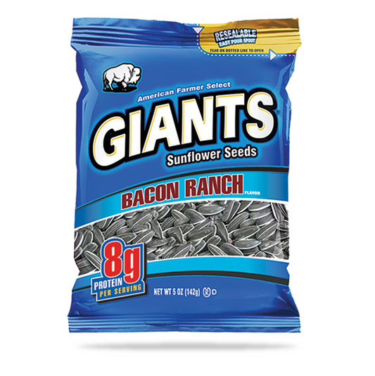 GIANTS SUNFLOWER SEEDS 5 oz. Re-Sealable Bags