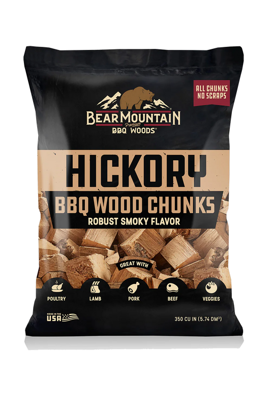Bear Mountain Premium Hickory BBQ Smoker Chunks