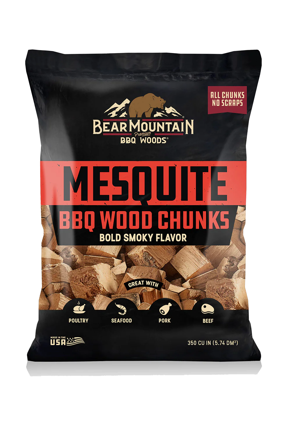 Bear Mountain Premium Mesquite  BBQ Smoker Chunks
