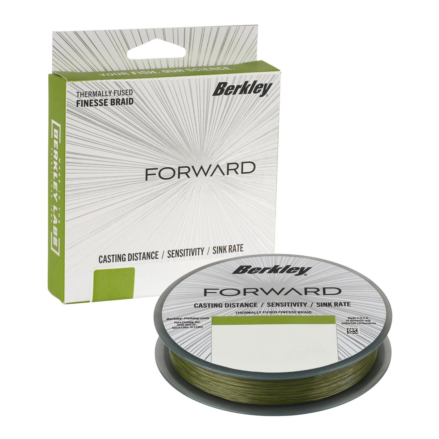Berkley Forward Thermally Fused Braided Fishing Line