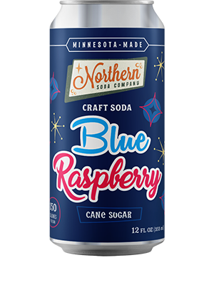 northern blue raspberry soda pop