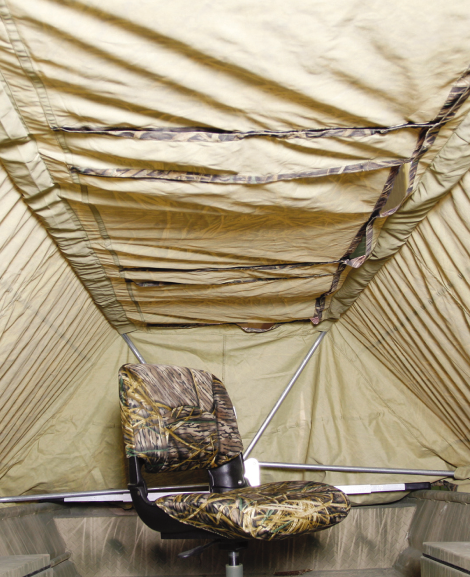 Beavertail 1800 Series Boat Blind karma wetland