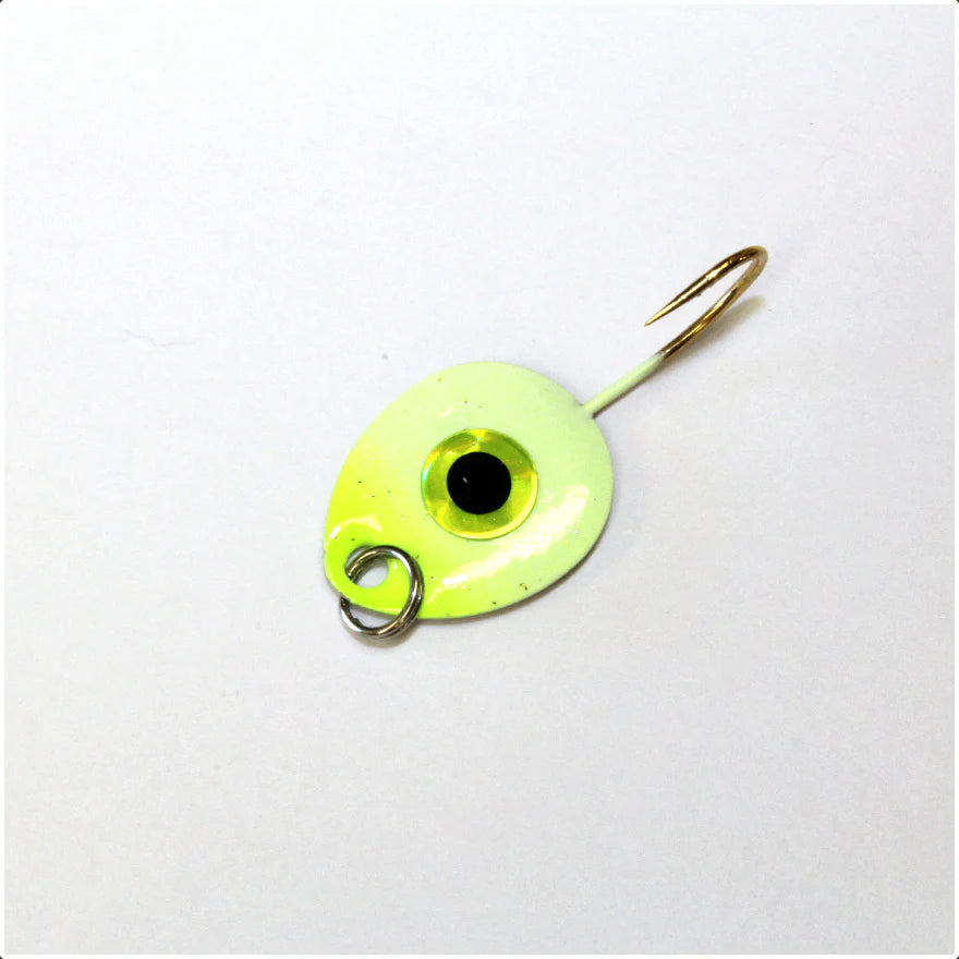 JB Lures Gem-N-Eye Jig gold back