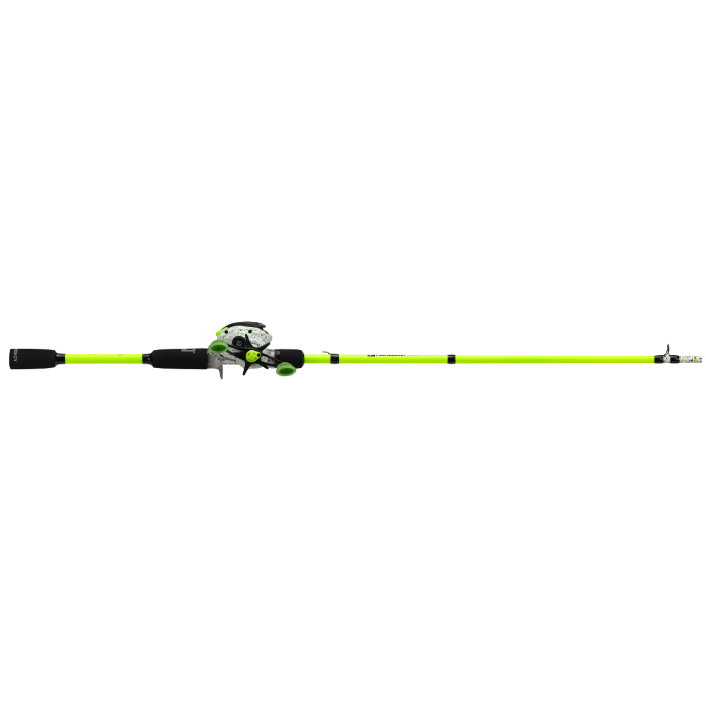 ProFISHiency DRIP Baitcast Combo- WHT/GREEN