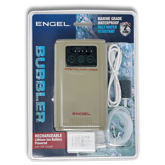 Engel Live Bait Aerator Pump, Lithium Ion Rechargeable