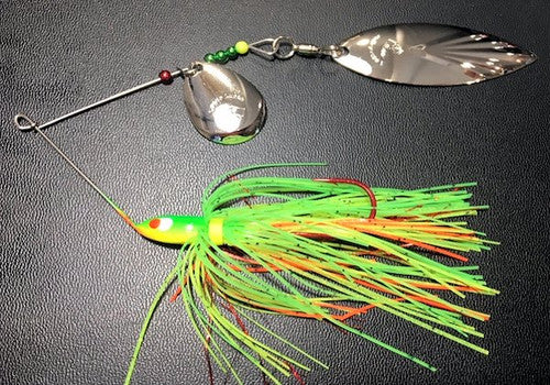 Leena Lures 1/2 oz. - Pro Series Nickel Spinner Baits