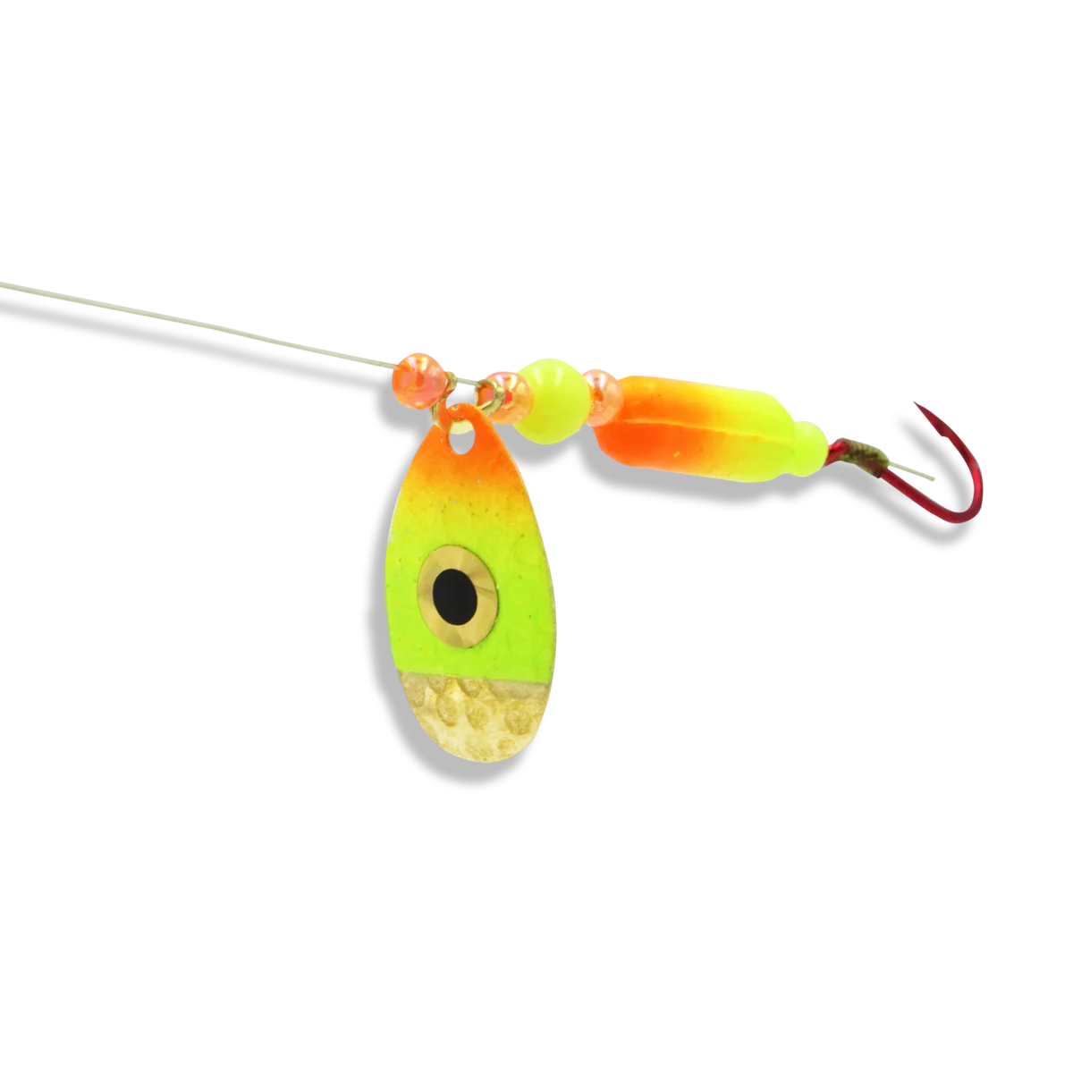 JB LURES HOT FLASH SPIN N FLAOT SPINNER RIG