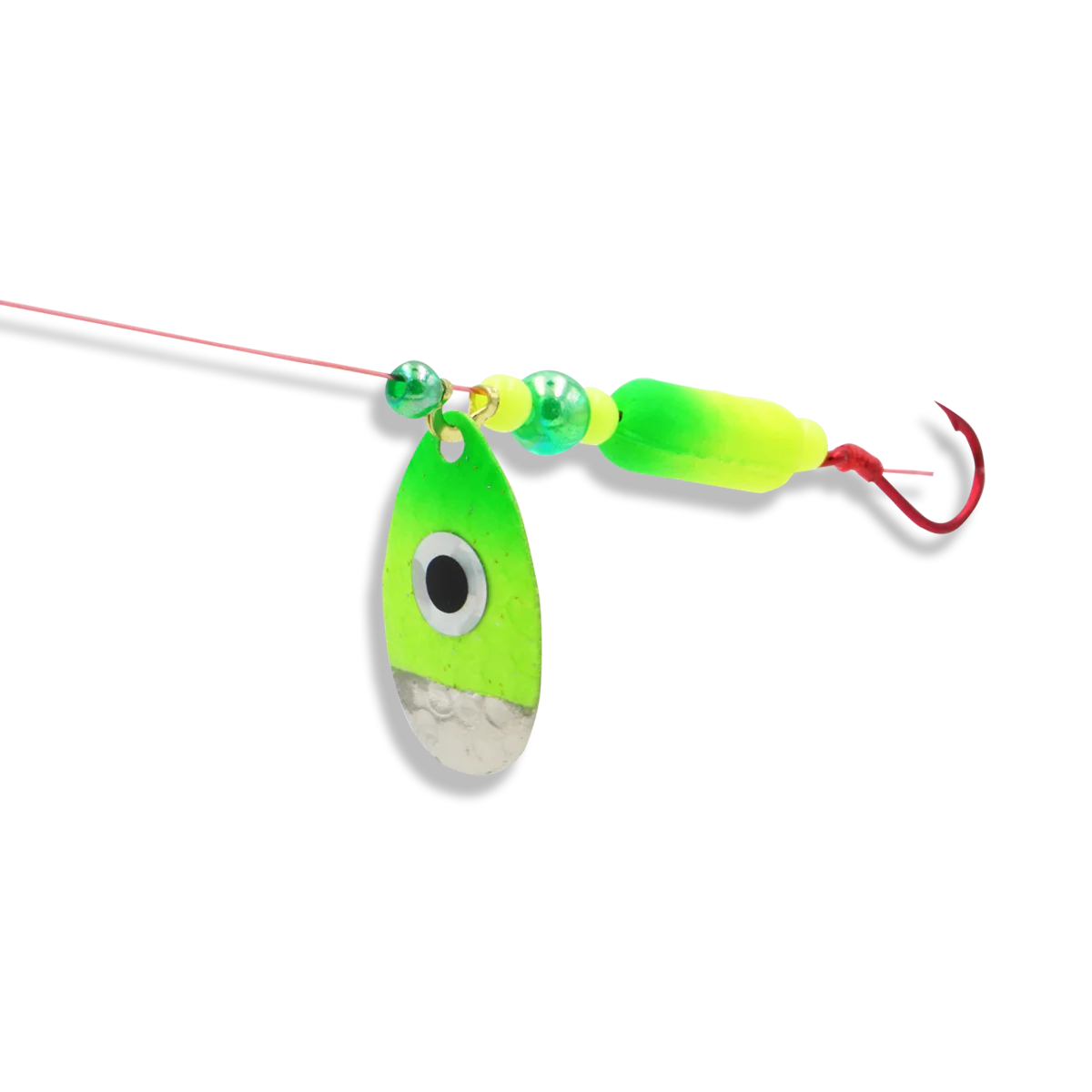 JB LURES HOT FLASH SPIN N FLAOT SPINNER RIG