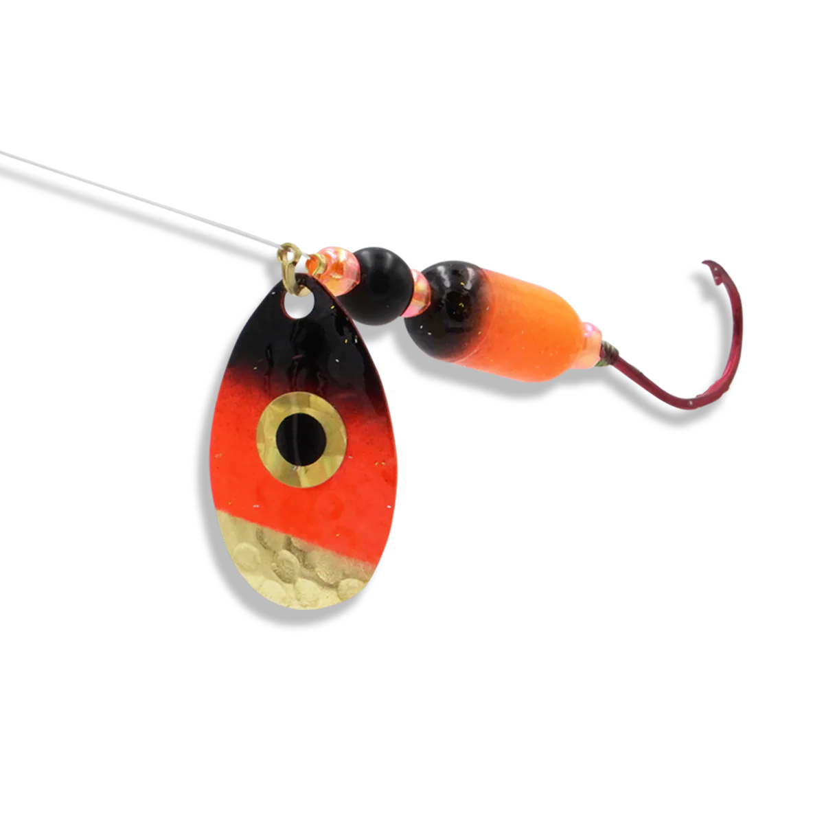 JB LURES HOT FLASH SPIN N FLAOT SPINNER RIG