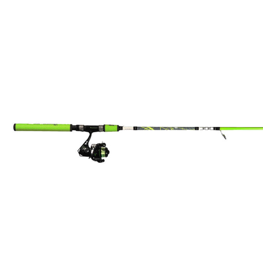 PROFISH PRO56SPINGREEN 5'6"2PC HI-VIS GRN MICRO SPIN