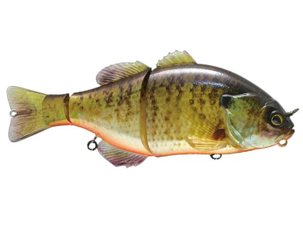 Jackall Gantarel Jr. Segmented Swimbait, 5", 1 1/2 oz, RT Bluegill, Floating