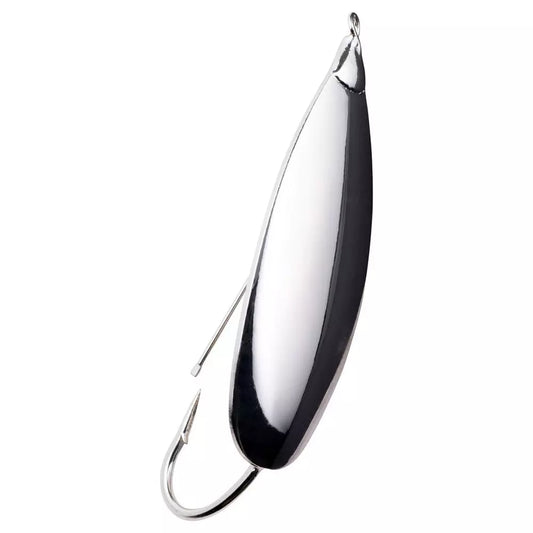 Johnson SM1/2-SLVR Silver Minnow Weedless Spoon, 2 1/2", 1/2oz, Silver, 1/Pack (035710)