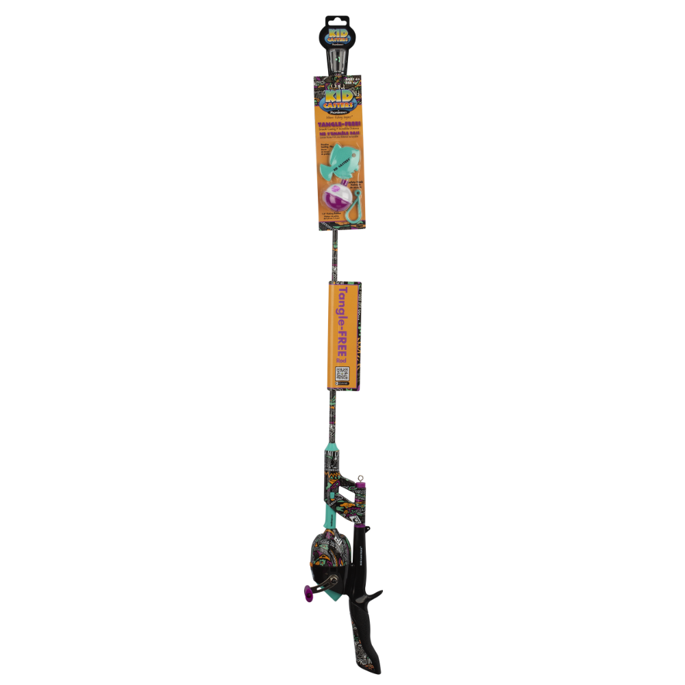 Kid Casters  Kids Krazy BLACK  3 No-Tangle Kit