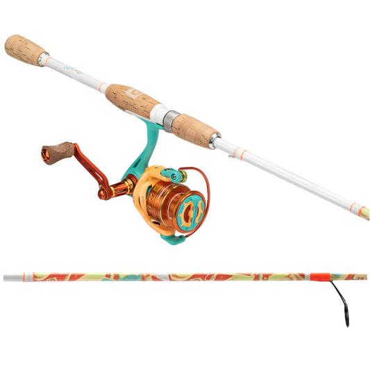 ProFISHiency Krazy Pro Spinning Combo,3000 Size,11 Bearings,Sealed Drag,165/20 lb Braid Cap,72 MH, 1pc
