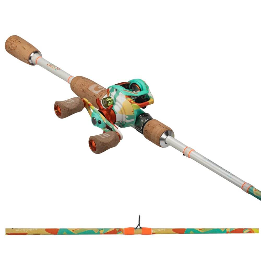 ProFishiency 5’6″ Next Gen Krazy White Baitcast Combo