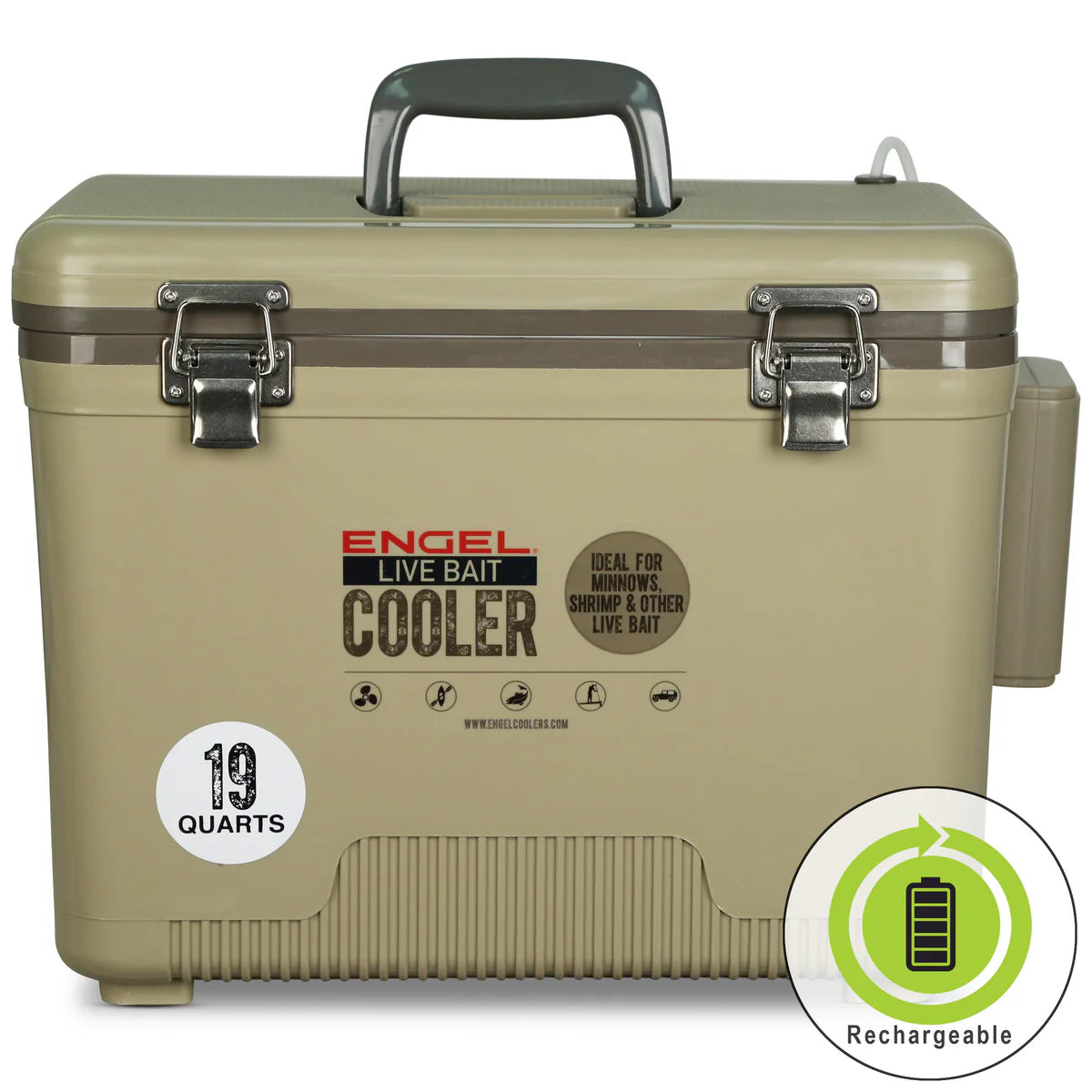 Engel Live bait Pro Cooler with Rechargeable Aerator