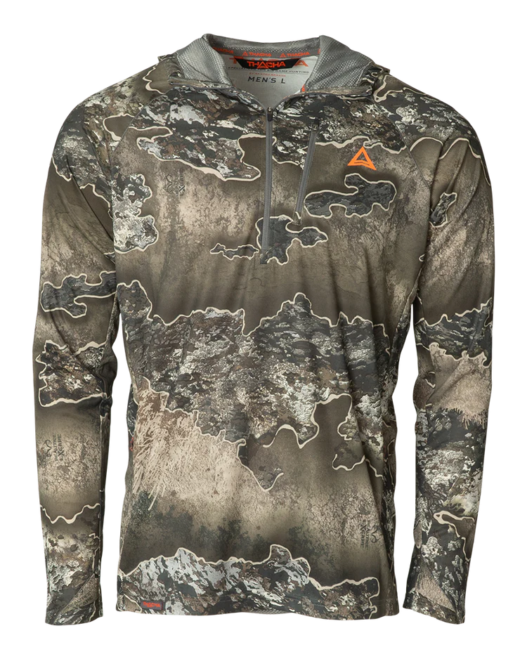 THACHA L-1 Lightweight 1/4 Zip Hooded Pullover
