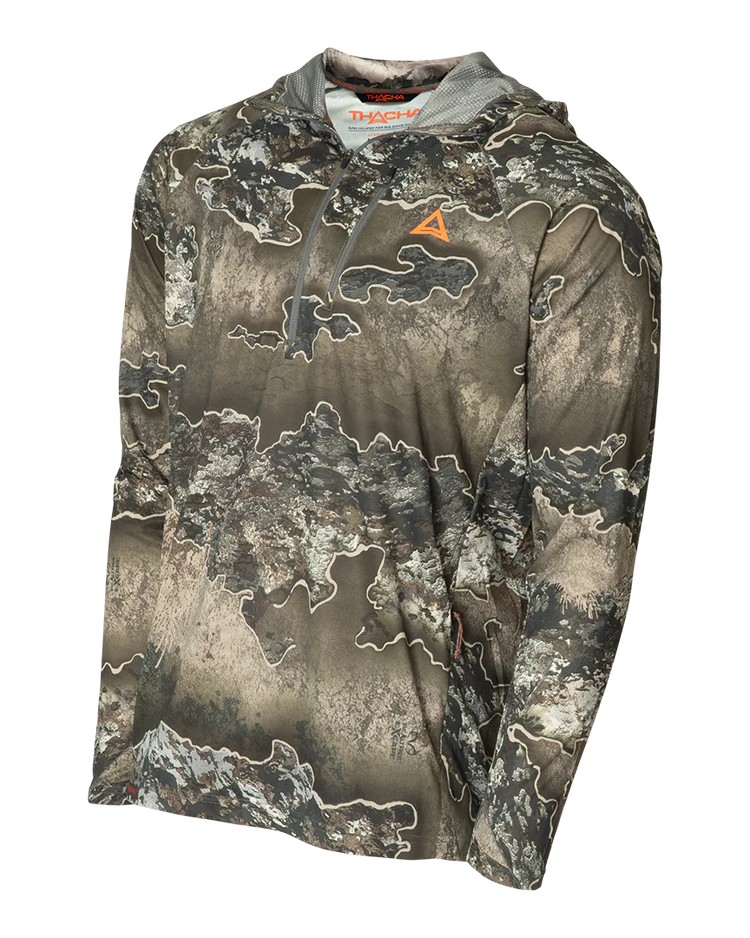THACHA L-1 Lightweight 1/4 Zip Hooded Pullover