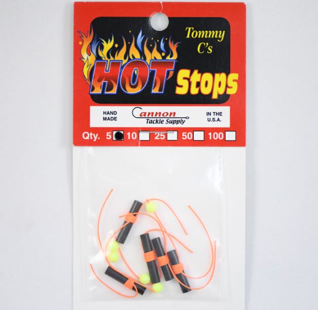 TOMMY C'S HOT STOPS BOBBER STOPS