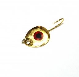 JB Lures Gem-N-Eye Jig gold back