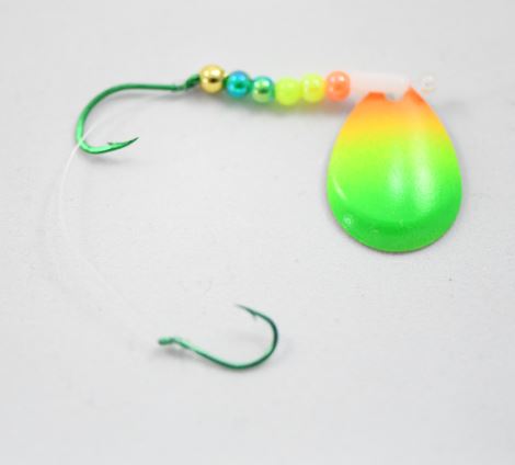 Tommy C's Hot Spins 2 Hook spinner crawler harness