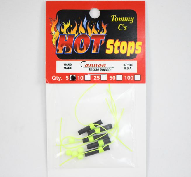 TOMMY C'S HOT STOPS BOBBER STOPS