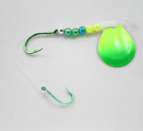 Tommy C's Hot Spins 2 Hook spinner crawler harness