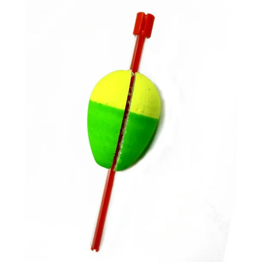 Mr. Crappie Twist On Twist Off Unweighted Pear 1 1/4"Y/G 2 Pc