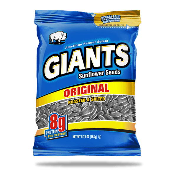 GIANTS SUNFLOWER SEEDS 5 oz. Re-Sealable Bags