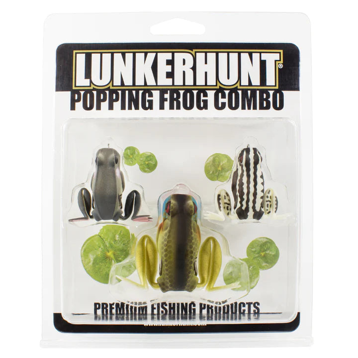 Lunkerhunt Popping Frog Combo - Assortment