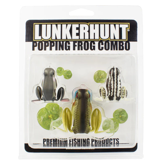 Lunkerhunt Popping Frog Combo - Assortment