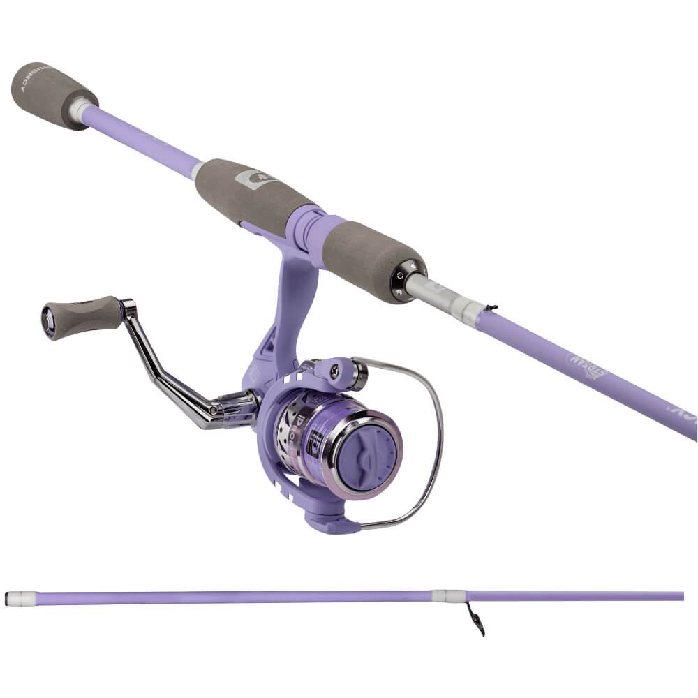 ProFISHiency Stream Queen Spinning Combo,6' 6", 2 pc Med