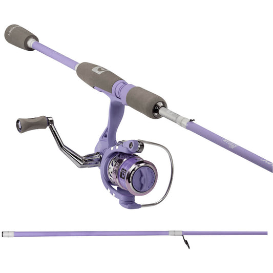 ProFISHiency Stream Queen Spinning Combo,6' 6", 2 pc Med