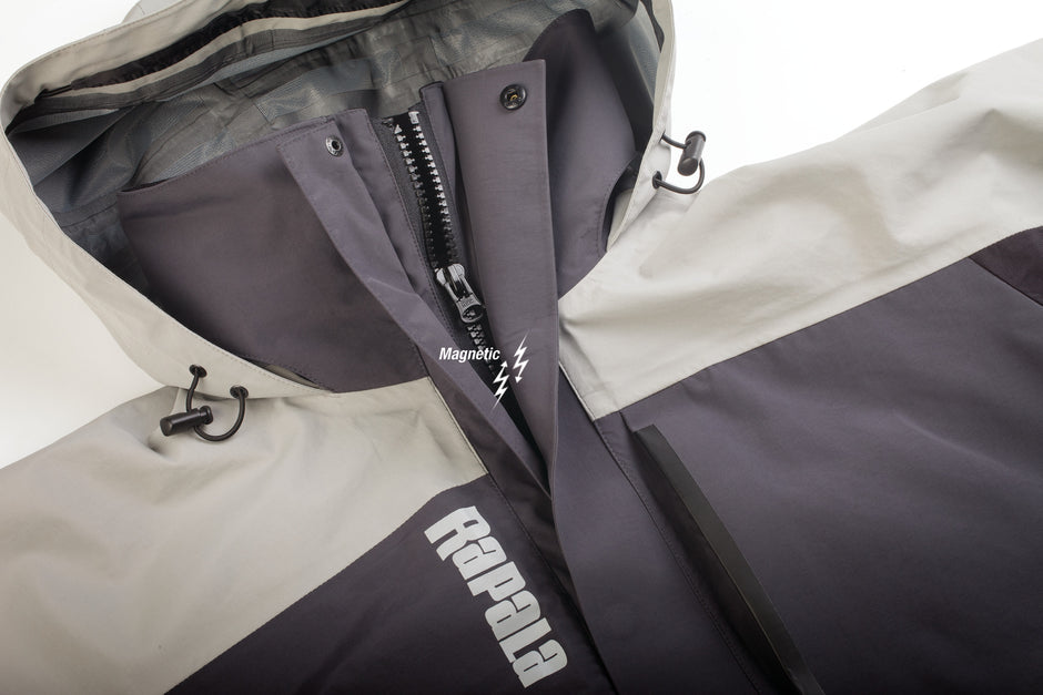 RAPALA PRO RAIN JACKET GREY BLACK
