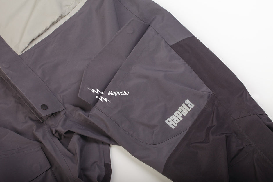 RAPALA PRO RAIN BIBS GREY BLACK