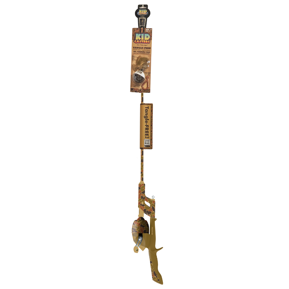 Kid Casters Kids Retro Camo No-Tangle Kit