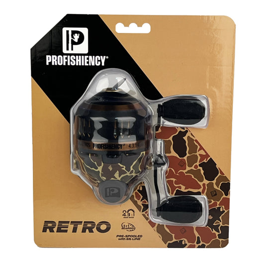 PROFISHIENCY Retro Spincast Reel