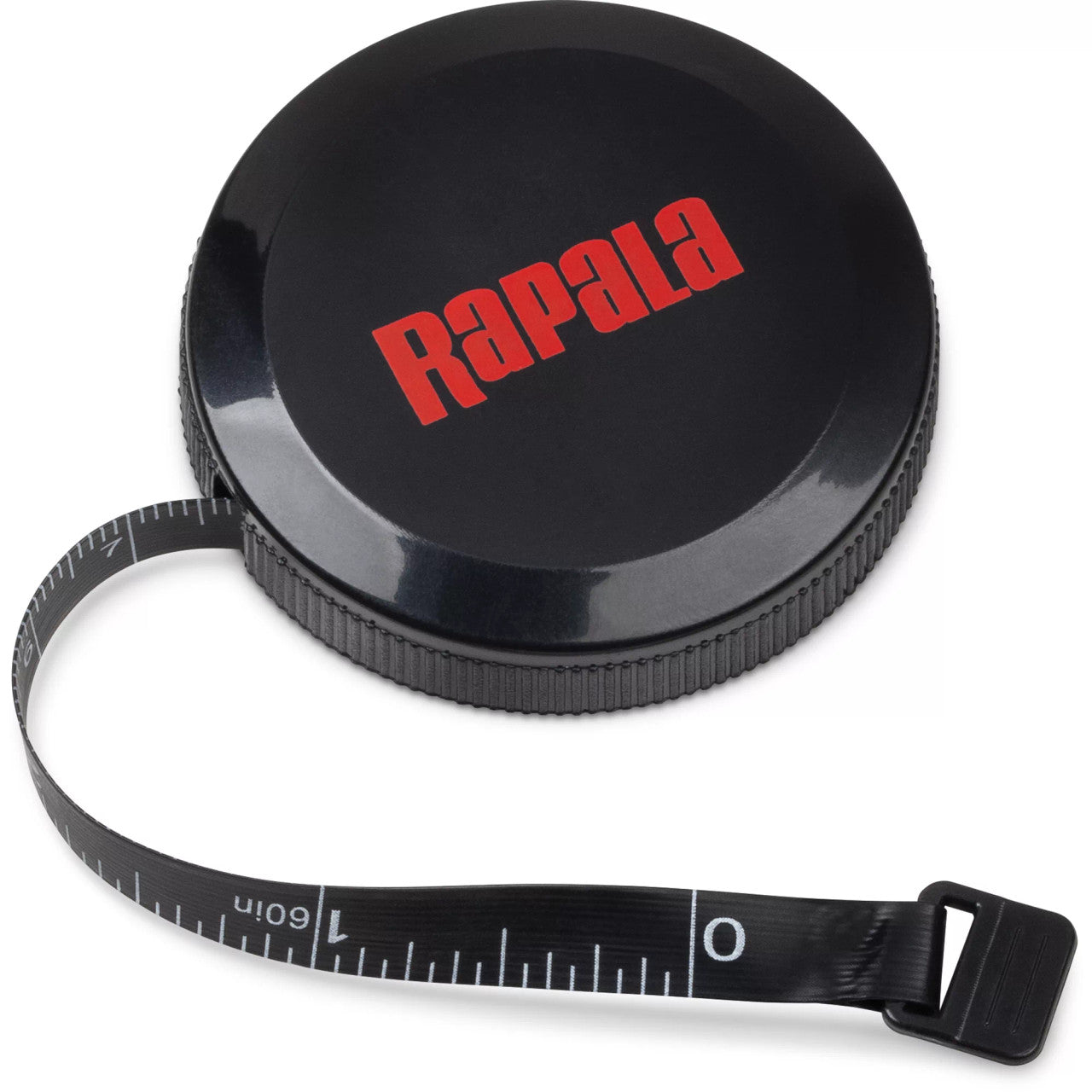 Rapala Cloth Retractable Tape, 60", Push Button Retracts, Measures CM and IN
