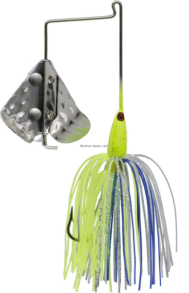 Strike King 316BM-71 Tri-Wing Buzz King Buzzbait, 3/16 oz, Chartreuse & Blue,1pk
