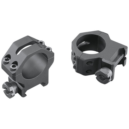 Weaver WV1024 Tactical Scope Rings Four-Hole Picatinny High 1"- Matte