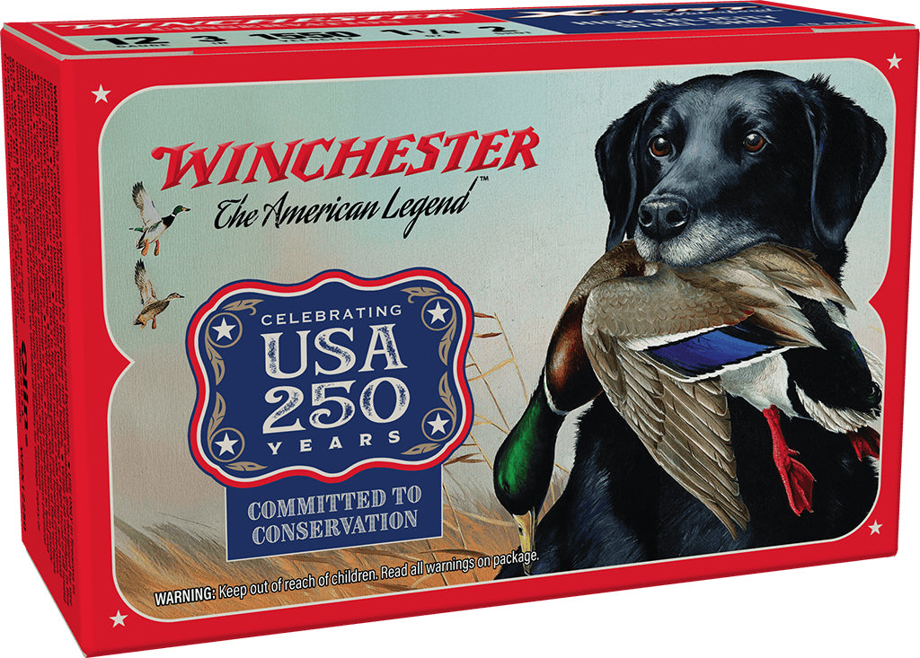 WIN USA 250TH BOX STEEL 12GA 3" 1-1/8OZ #2