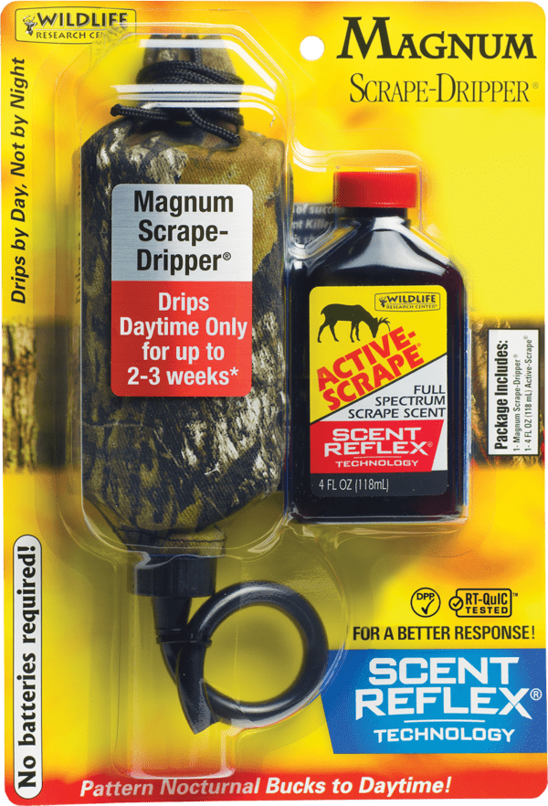 Wildlife Research 385 Magnum Scent Dripper/ 4 FL OZ Active-Scrape (Time Release Formula)