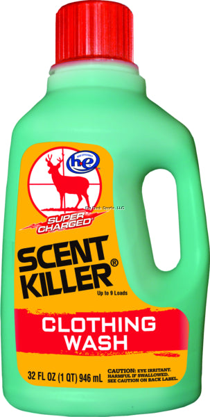 Wildlife Research 546-33 Scent Killer Liquid Clothing Wash (Super Charged), 32 FL OZ