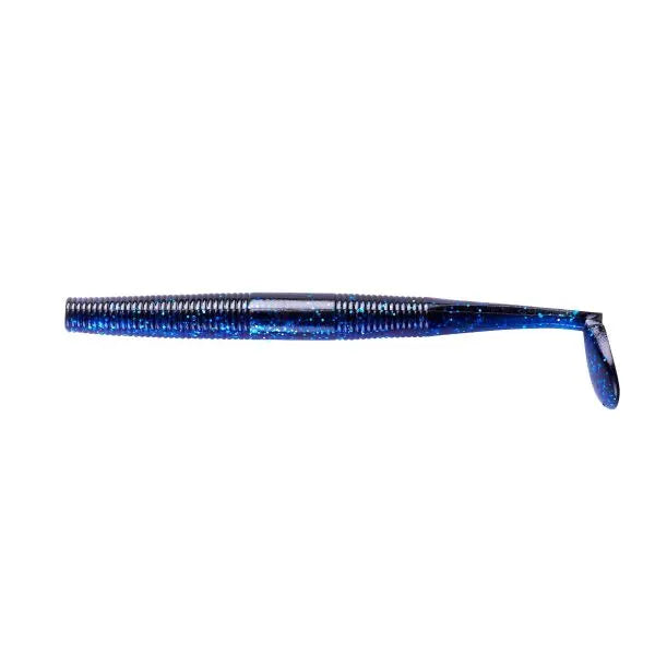 YUM 5" SWIM'N DINGER BLK/BL LAMINATE 8PK