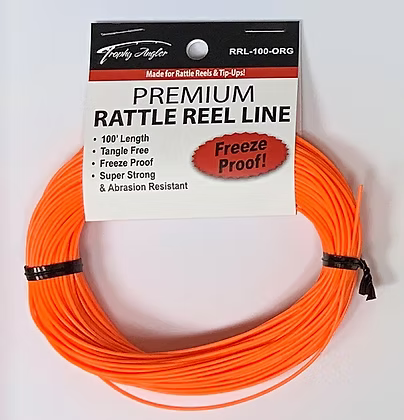 Trophy Angler 100'  Rattle Reel and Tip-Up Line