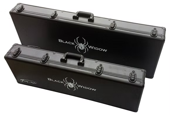Trophy Angler Black Widow Hard-Sides Ice Rod Case