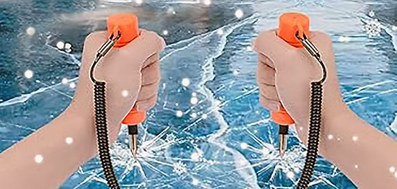 Trophy angler Deluxe Retractable Ice Safety Picks