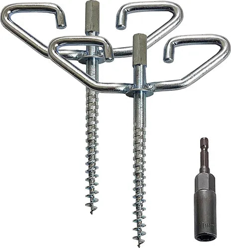 TROPHY ANGLER RAZR-BACK Power-Drill Ice Anchor