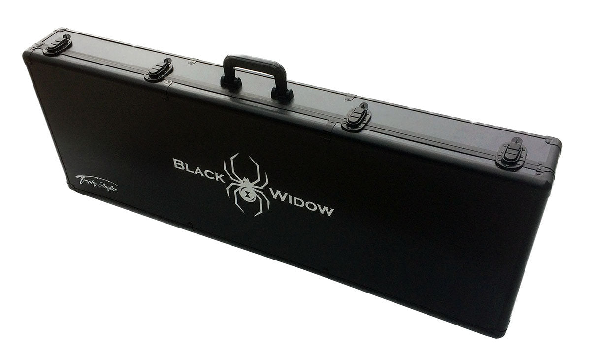 Trophy Angler Black Widow Hard-Sides Ice Rod Case